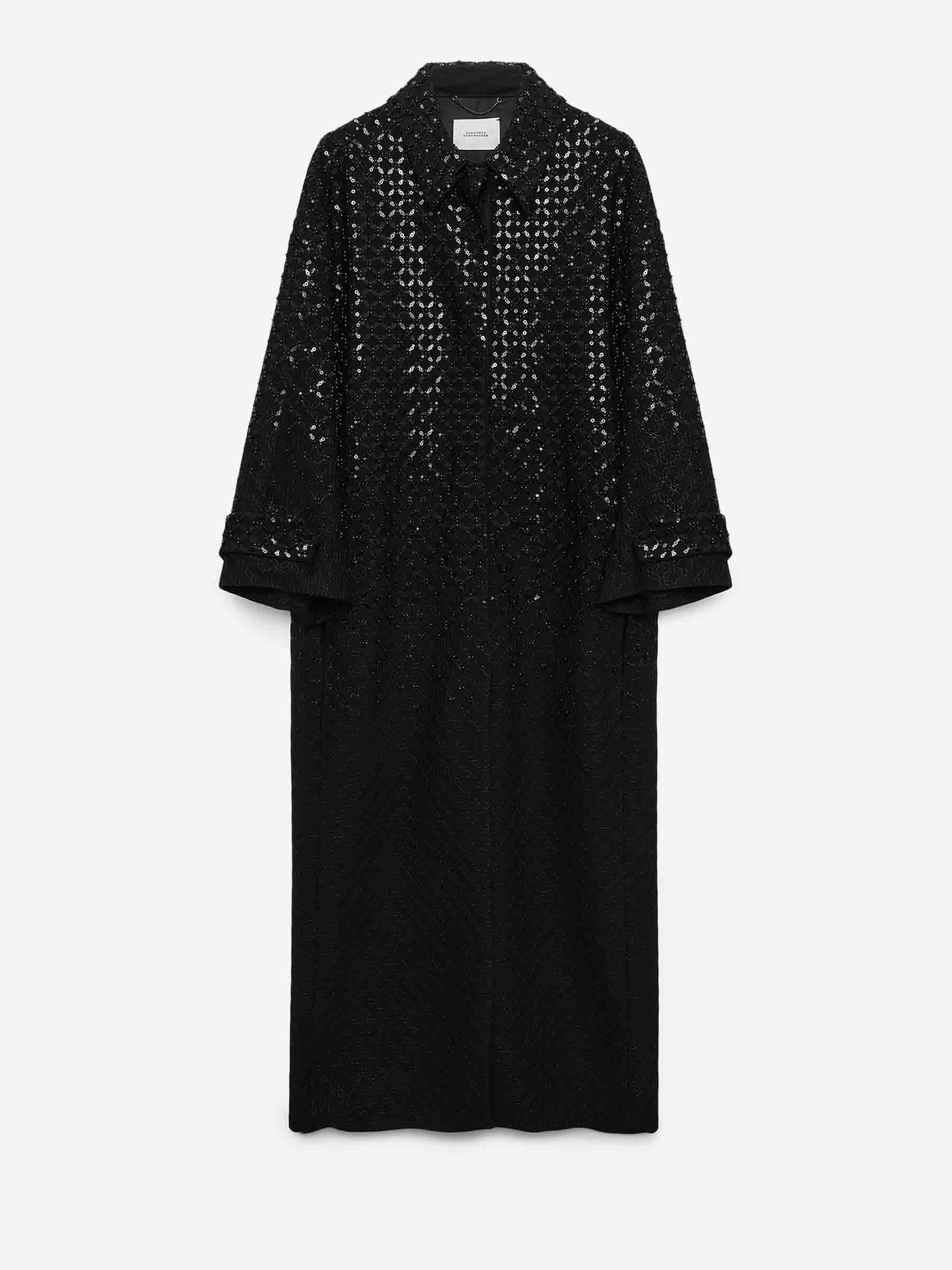 Dorothee Schumacher Mujer Barcelona Abrigo Largo Sparkling color Negro sku 771-001689 01 - Foto 1