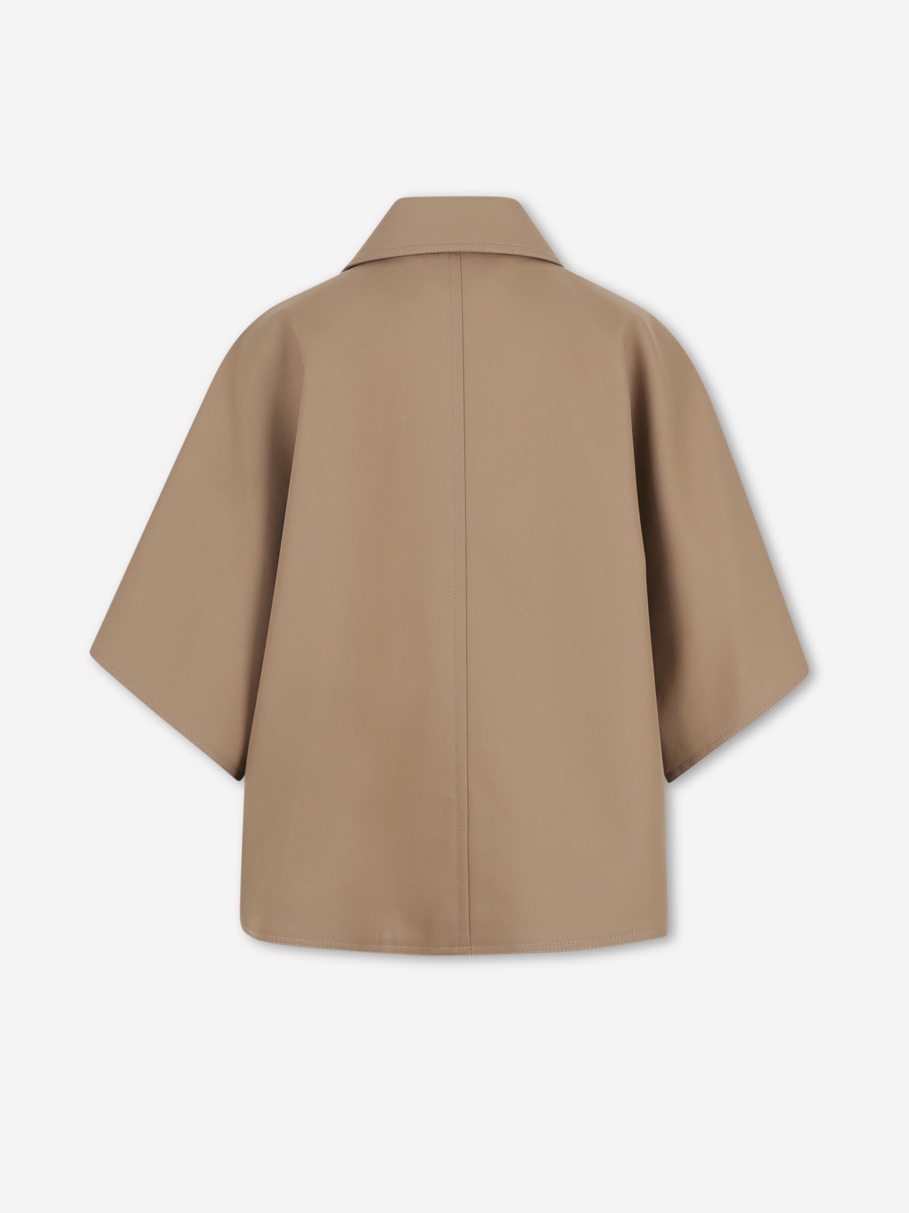 Max Mara Mujer Barcelona Capa Gabardina Cropped color Caramelo sku 771-001690 01 - Foto 2