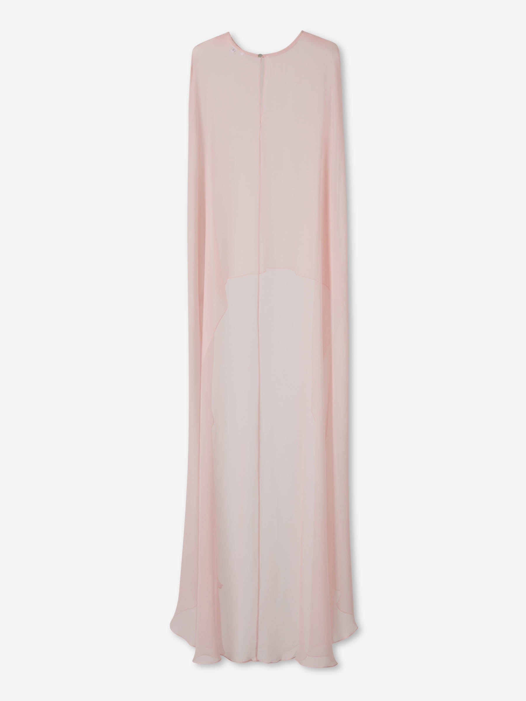 Costarellos Mujer Barcelona Capa Larga Semitransparente color Rosa Palo sku 771-001696 01 - Foto 2