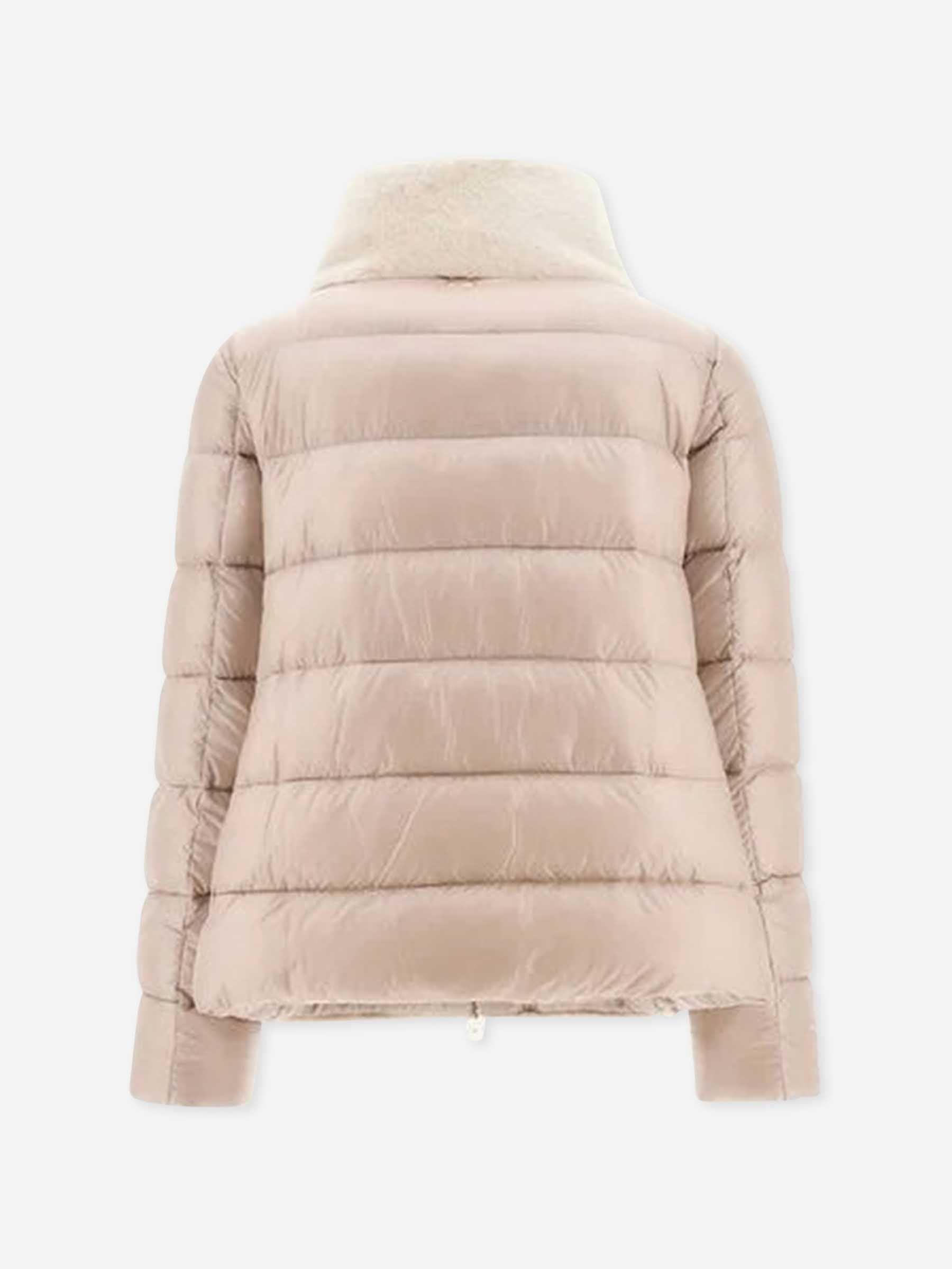 Herno Mujer Barcelona Plumífero Corto Faux Fur color Beige sku 771-001698 01 - Foto 2