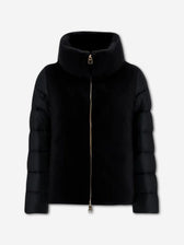 Herno Mujer Barcelona Plumífero Corto Faux Fur color Negro sku 771-001698 03 - Foto 1