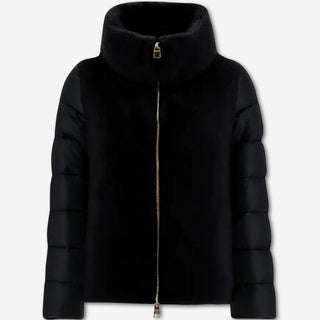 Herno Mujer Barcelona Plumífero Corto Faux Fur color Negro sku 771-001698 03 - Foto 1