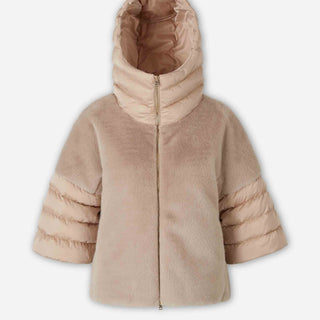 Herno Mujer Barcelona Abrigo Corto Fur color Beige sku 771-001699 01 - Foto 1