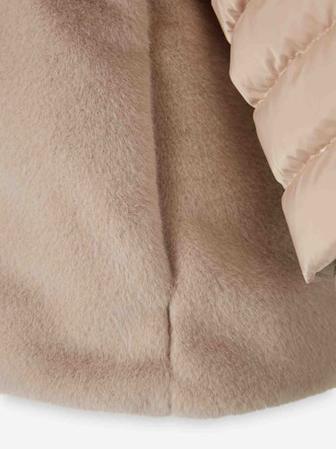 Herno Mujer Barcelona Abrigo Corto Fur color Beige sku 771-001699 01 - Foto 4