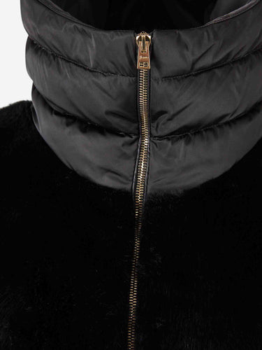 Herno Mujer Barcelona Abrigo Corto Fur color Negro sku 771-001699 02 - Foto 3