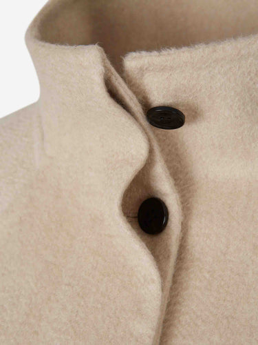 Alaïa Mujer Barcelona Abrigo Asimétrico color Beige sku 771-001709 01 - Foto 3