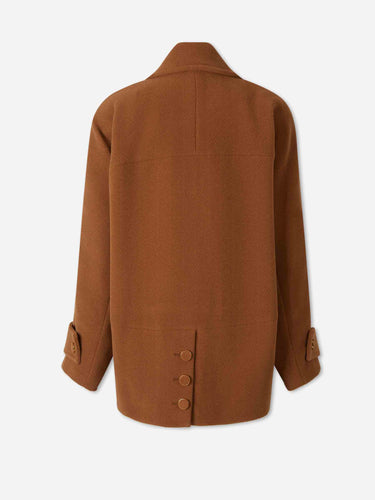 Chloé Mujer Barcelona Abrigo Corto Cruzado color Caramelo sku 771-001710 01 - Foto 2