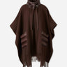 Herno Mujer Barcelona Poncho Bolsillos Acolchados color Marrón Oscuro sku 771-001711 01 - Foto 1