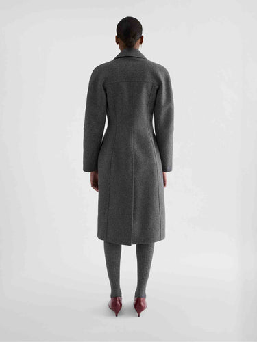 Jil Sander Mujer Barcelona Abrigo Largo Lana color Gris Antracita sku 771-001712 01 - Foto 4