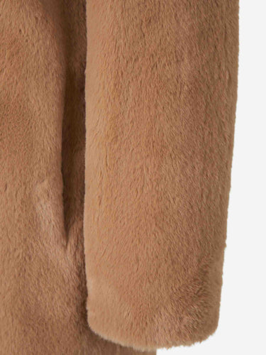 Herno Mujer Barcelona Abrigo Corto Pelo color Camel sku 771-001715 03 - Foto 5