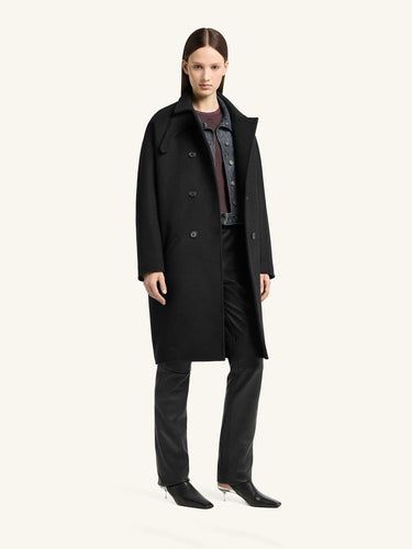 Courrèges Mujer Barcelona Abrigo Largo Oversize color Negro sku 771-001724 01 - Foto 2