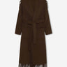 Simkhai Mujer Barcelona Abrigo Flecos Carrie color Marrón Oscuro sku 771-001726 01 - Foto 1