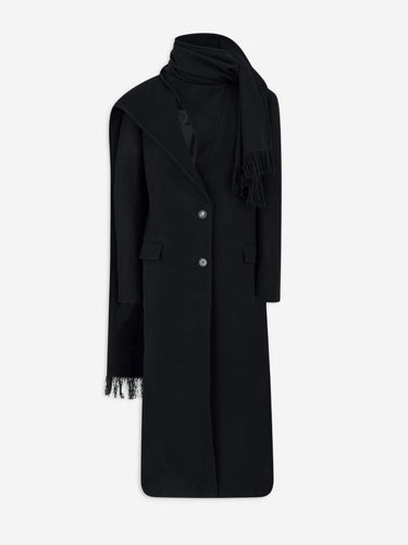 The Attico Mujer Barcelona Abrigo Largo Cashmere color Negro sku 771-001738 01 - Foto 1