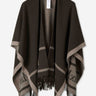 Max Mara Mujer Barcelona Poncho Lana Logo color Marrón Oscuro sku 771-001750 01 - Foto 1