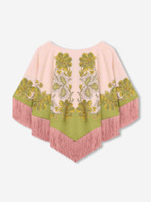 LaDoubleJ Mujer Barcelona Poncho Mini Estampado color Rosa Palo sku 771-001763 01 - Foto 1