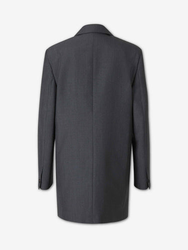 Jil Sander Mujer Barcelona Abrigo Fino Lana Mohair color Gris Piedra sku 771-001770 01 - Foto 2