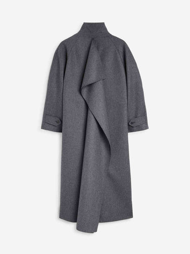 Jil Sander Mujer Barcelona Abrigo Largo Lana color Gris sku 771-001780 01 - Foto 3