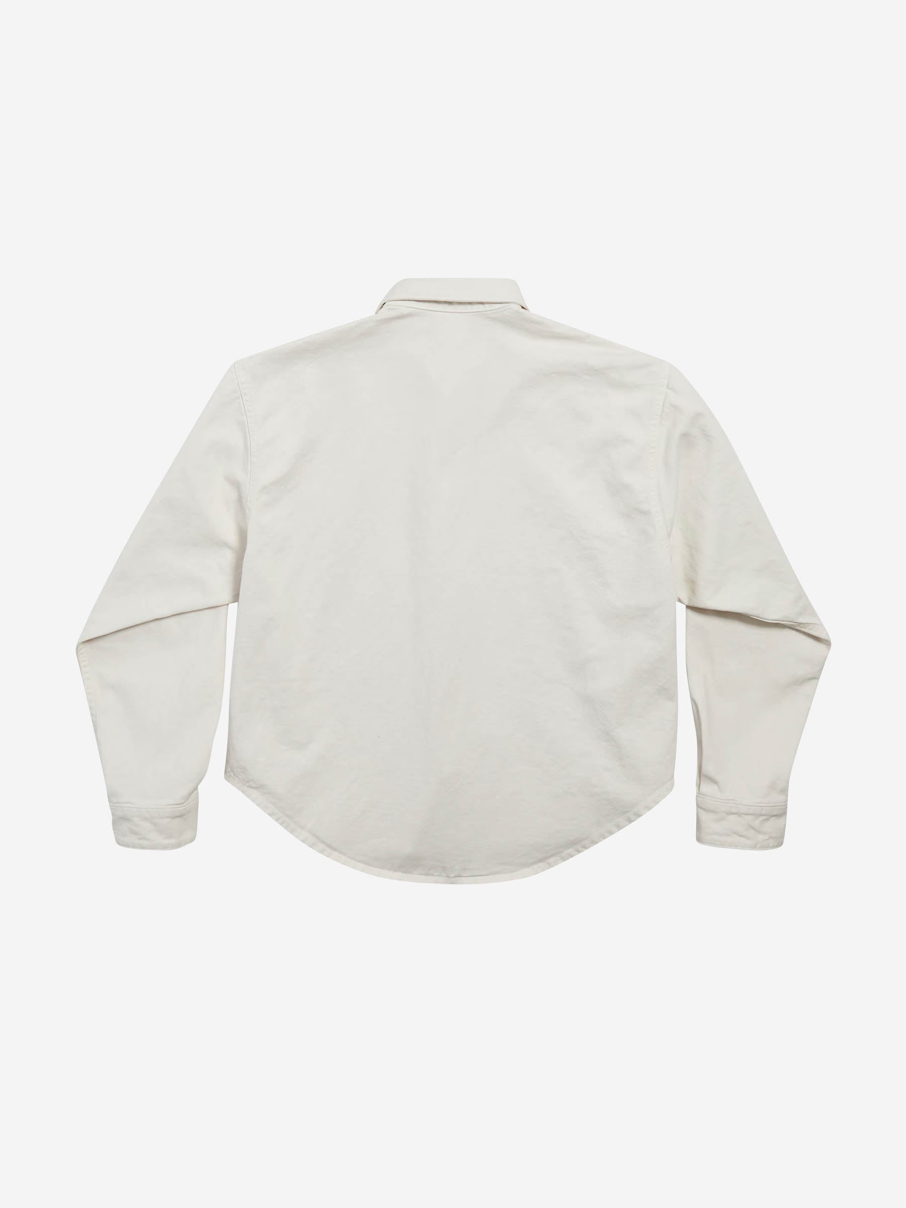 Balenciaga Mujer Barcelona Sobrecamisa Denim Algodón color Blanco sku 772-001407 01 - Foto 2
