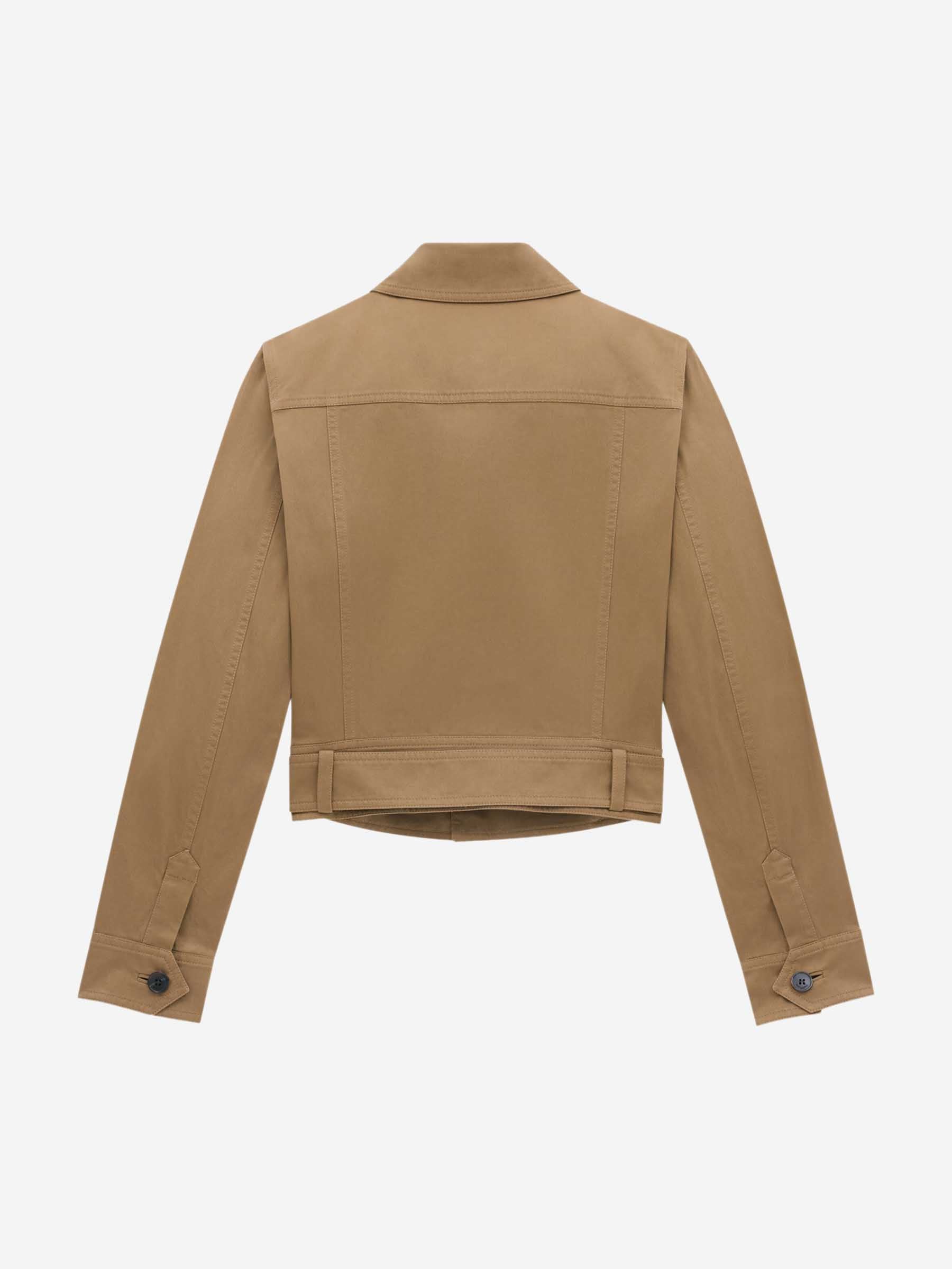 Saint Laurent Mujer Barcelona Chaqueta Denim Cropped color Camel sku 772-001418 01 - Foto 2