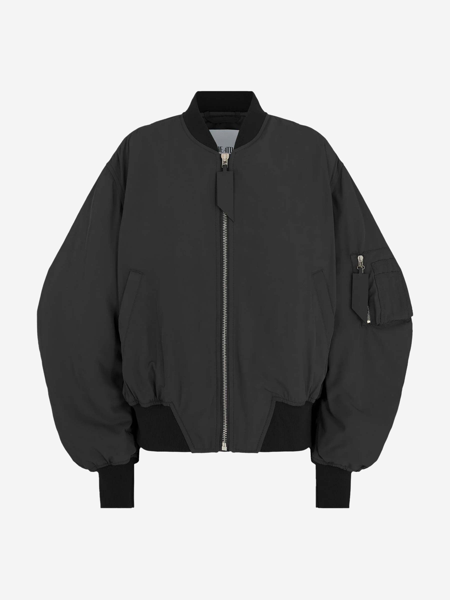 The Attico Mujer Barcelona Cazadora Bomber Anja color Negro sku 772-001433 01 - Foto 1