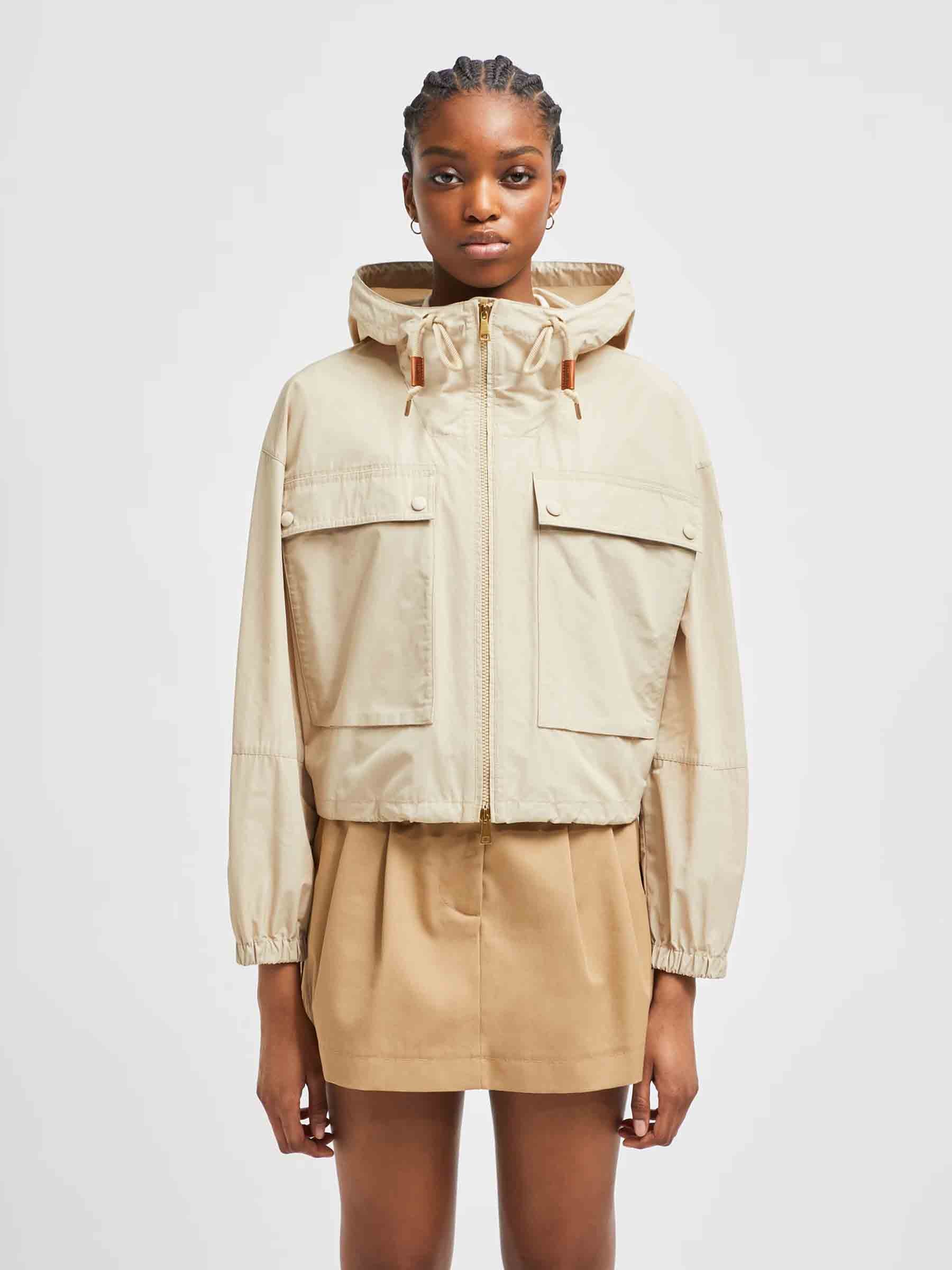 Moncler Mujer Barcelona Parka Capucha Sauvan color Beige sku 772-001438 01 - Foto 2