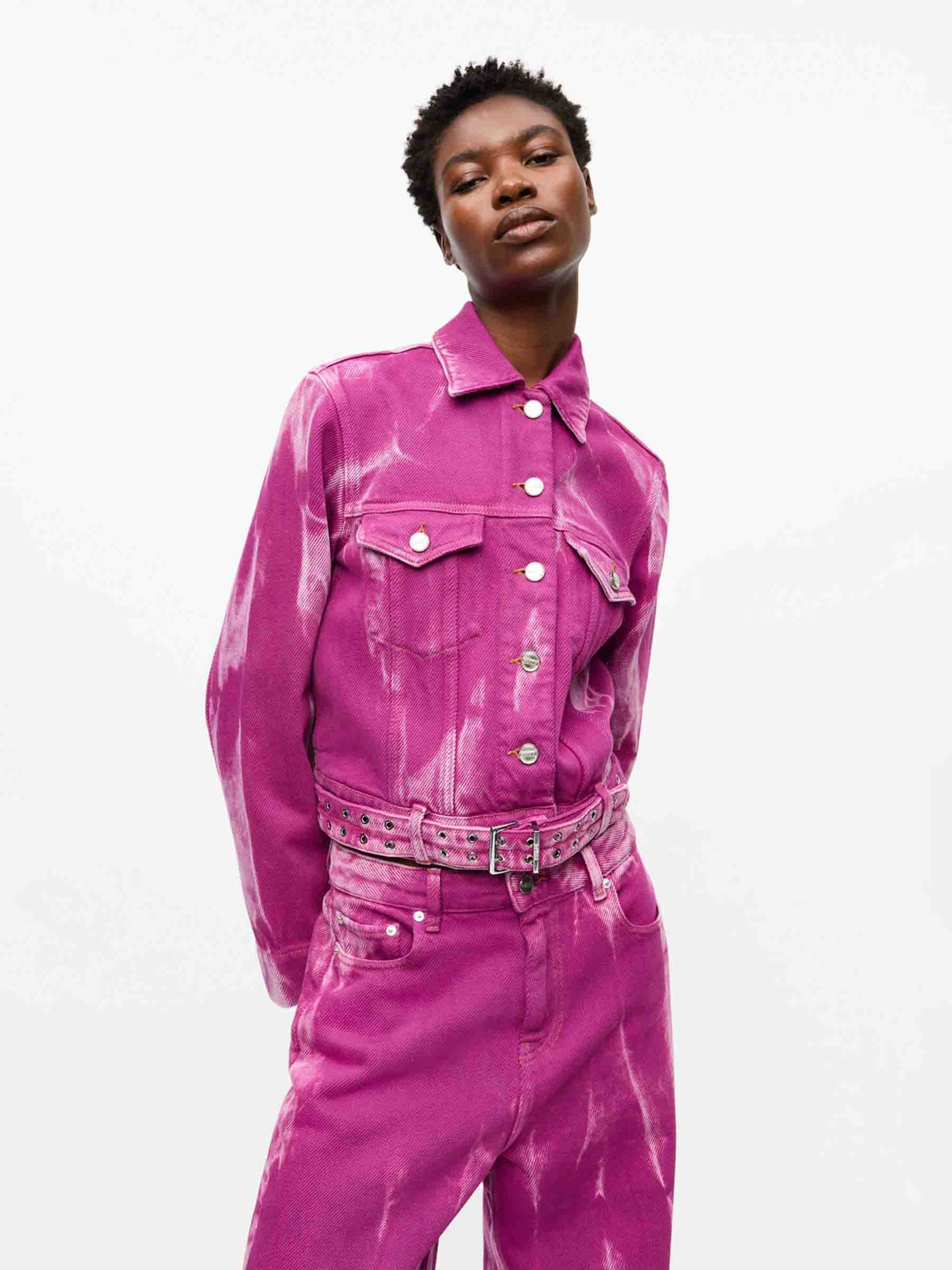 Ganni – Chaqueta Vaquera Teñida Mujer 772-001454 01