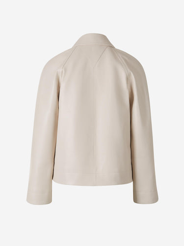 Bottega Veneta Mujer Barcelona Chaqueta Piel color Marfil sku 772-001462 01 - Foto 2