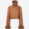 Chloé Mujer Barcelona Chaqueta Corta Piel color Camel sku 772-001469 01 - Foto 1