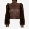 Chloé Mujer Barcelona Chaqueta Corta Pelo color Marrón sku 772-001470 01 - Foto 1