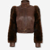 Chloé Mujer Barcelona Chaqueta Corta Pelo color Marrón sku 772-001470 01 - Foto 1