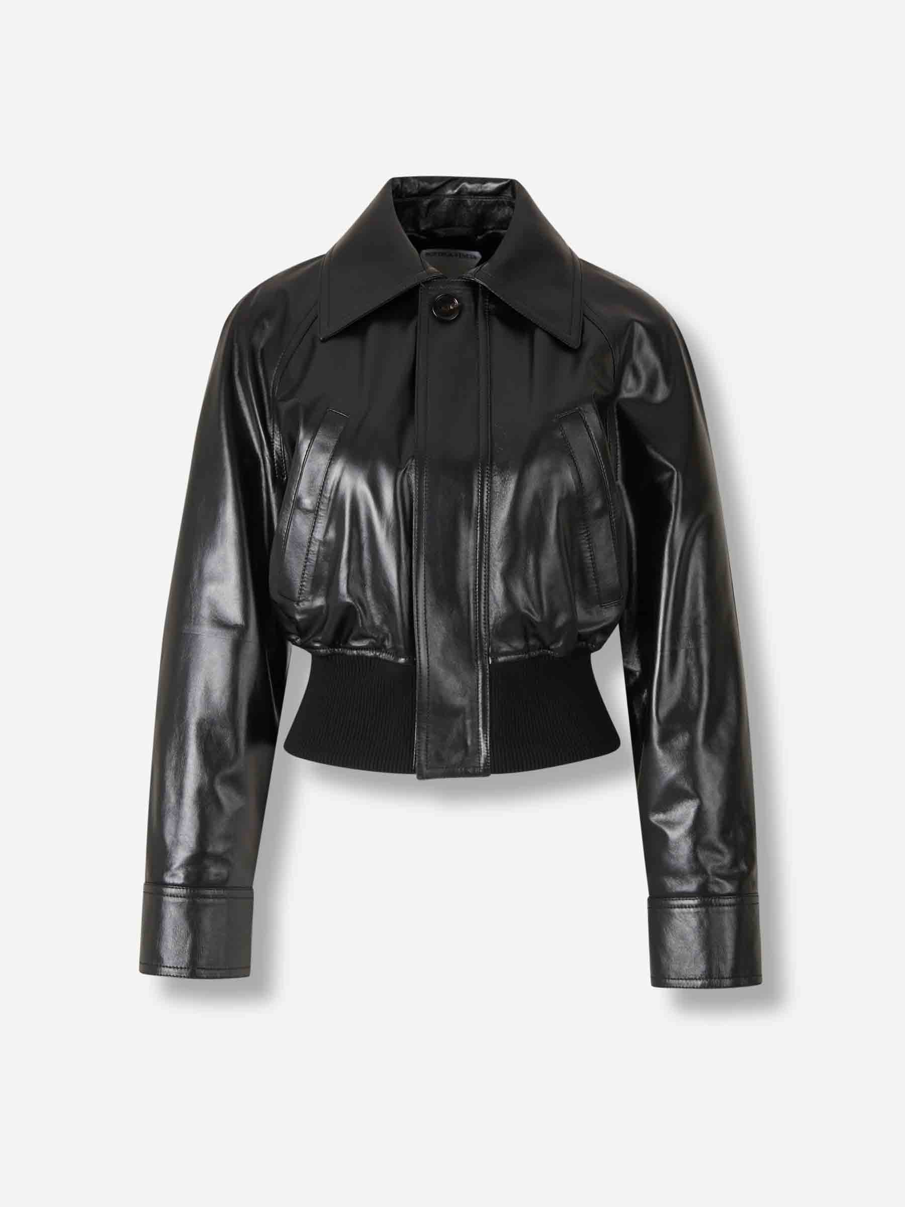 Bottega Veneta Mujer Barcelona Chaqueta Corta Cuero color Negro sku 772-001481 01 - Foto 1