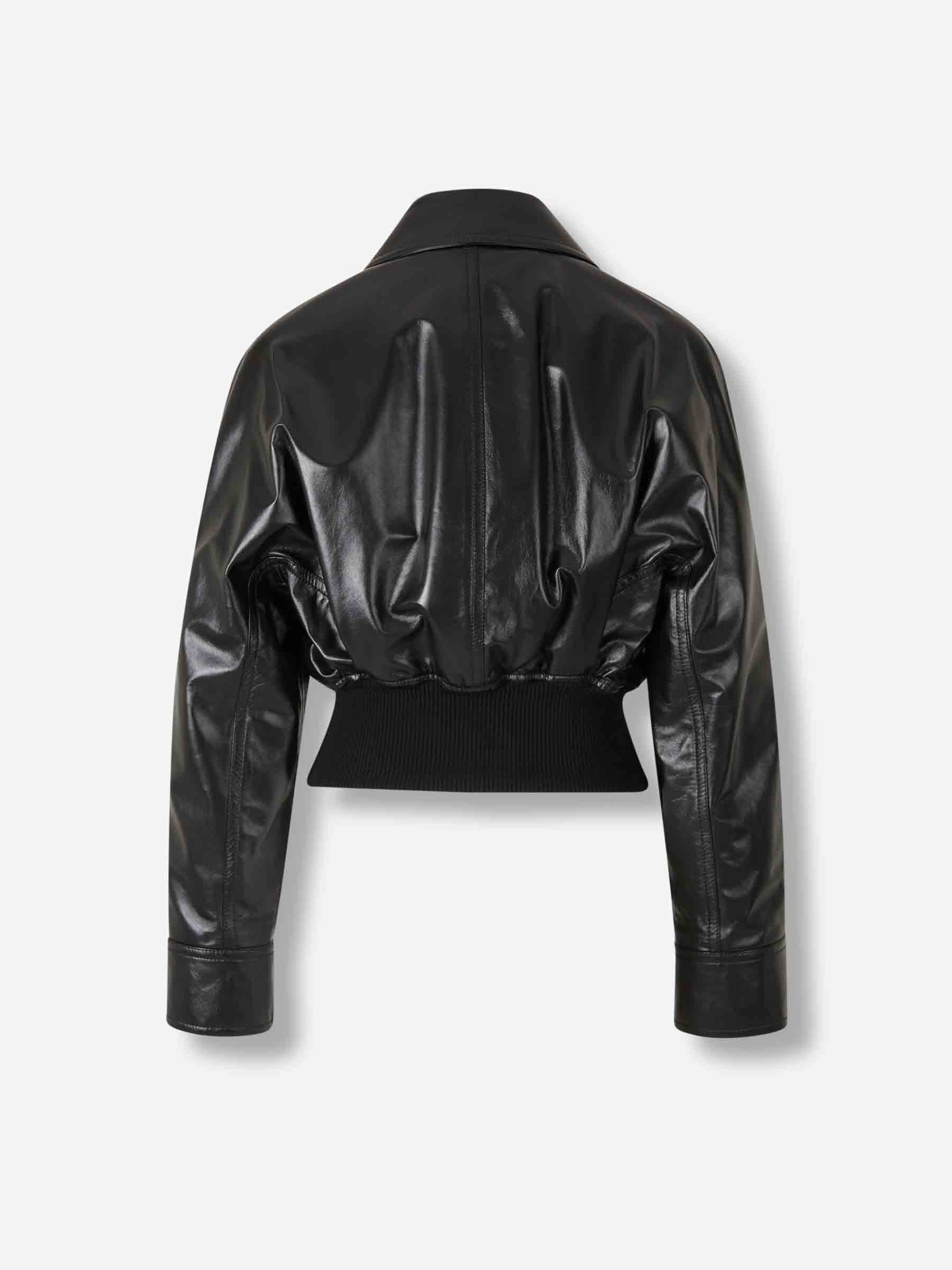 Bottega Veneta Mujer Barcelona Chaqueta Corta Cuero color Negro sku 772-001481 01 - Foto 2