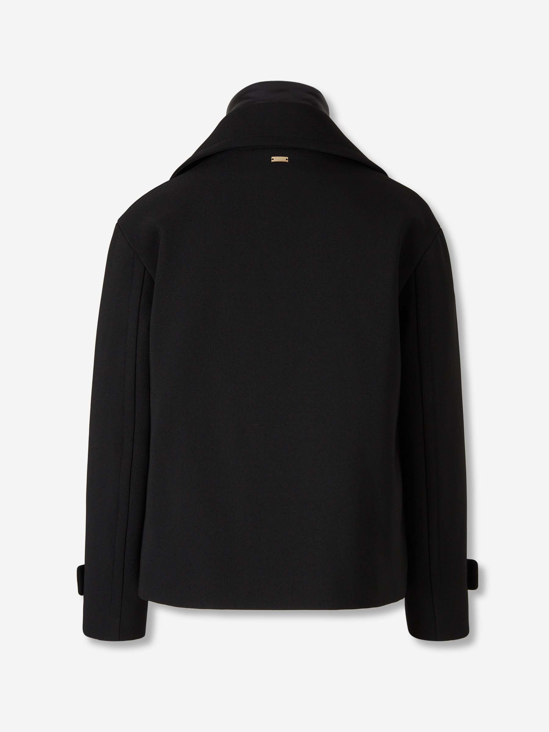 Herno Mujer Barcelona Abrigo Corto Cruzado color Negro sku 772-001482 01 - Foto 2