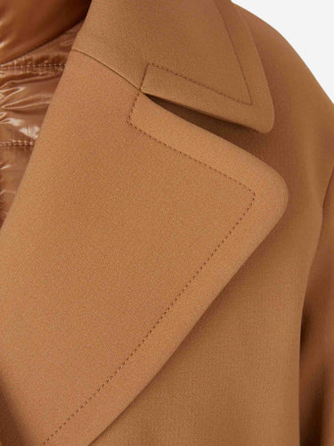 Herno Mujer Barcelona Abrigo Corto Cruzado color Camel sku 772-001482 02 - Foto 4