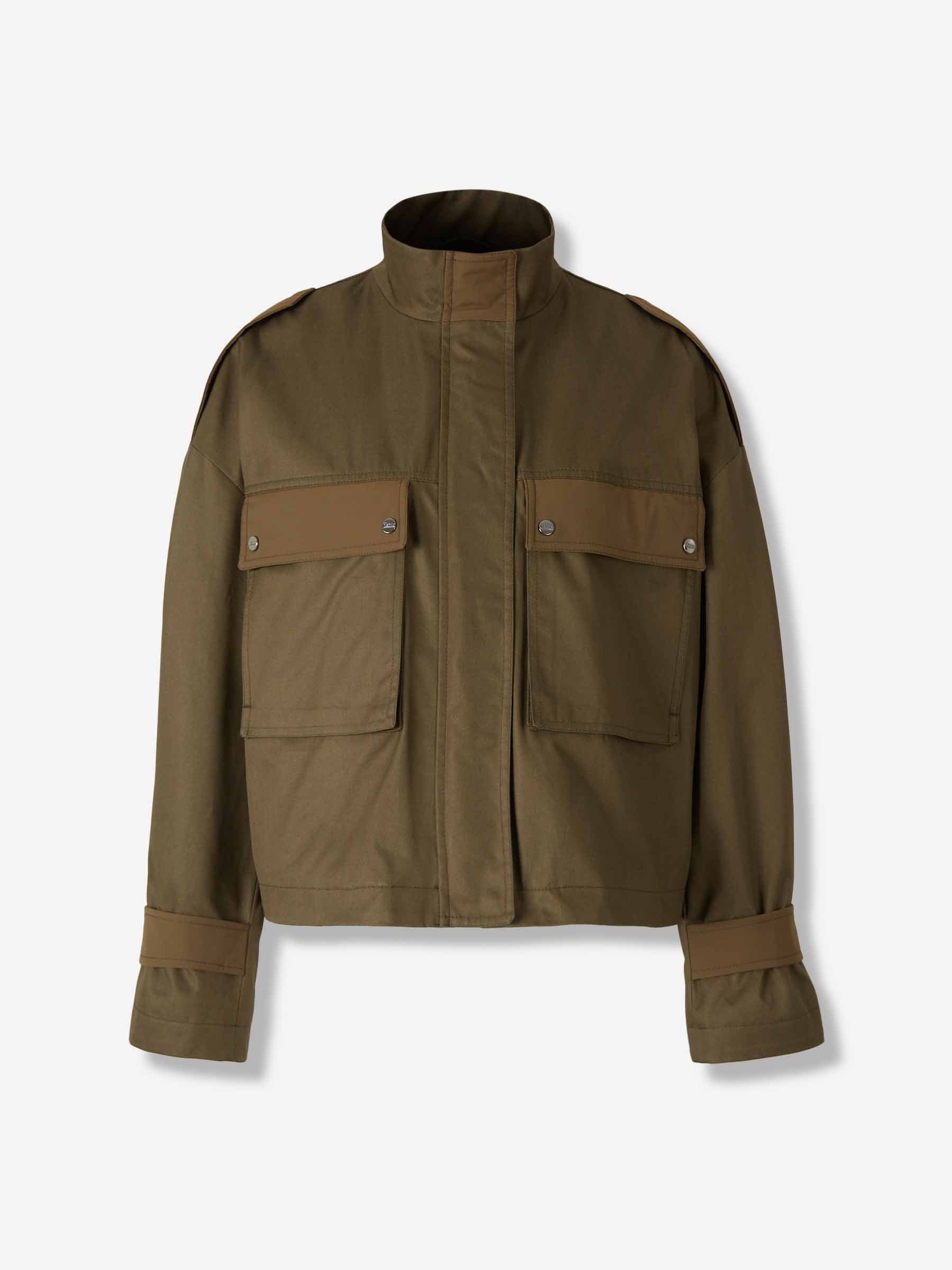 Herno Mujer Barcelona Chaqueta Corta Técnica color Verde Militar sku 772-001486 01 - Foto 1