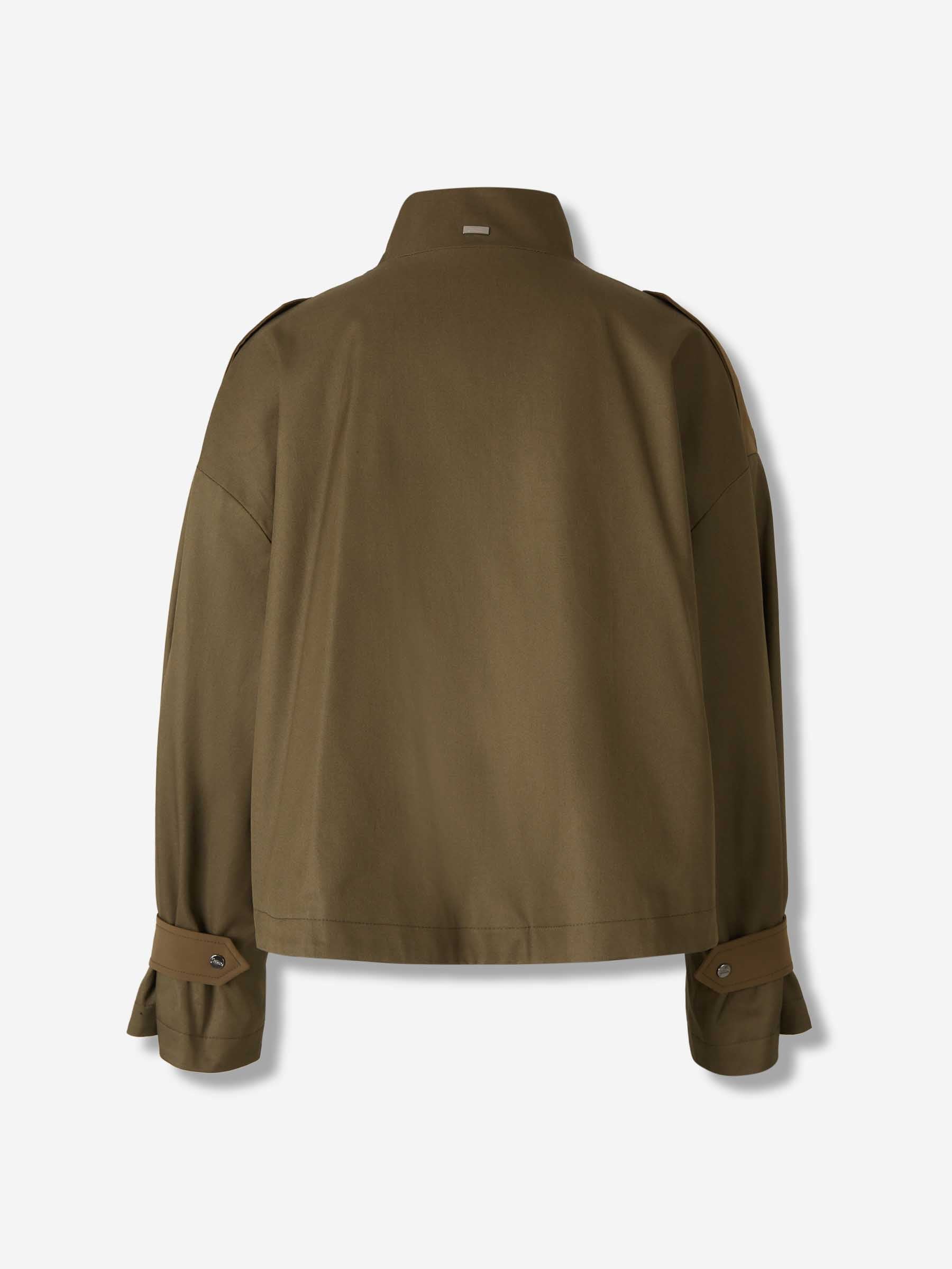 Herno Mujer Barcelona Chaqueta Corta Técnica color Verde Militar sku 772-001486 01 - Foto 2