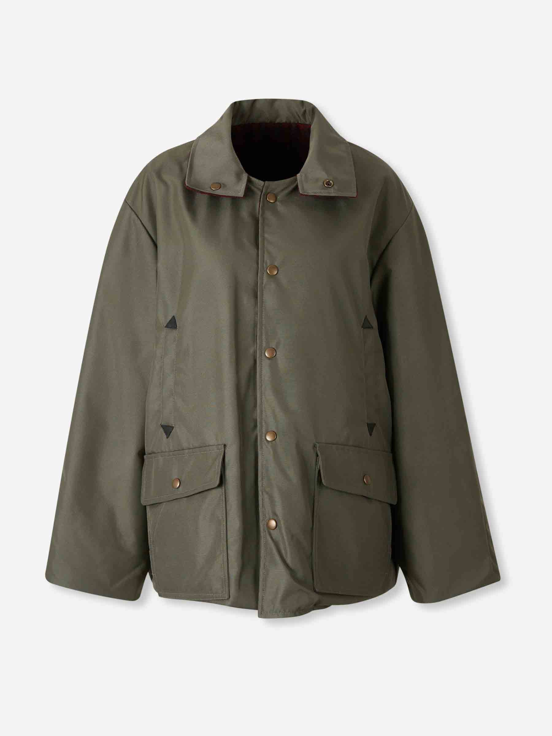 Maison Margiela Mujer Barcelona Chaqueta Reversible Técnica color Verde Militar sku 772-001487 01 - Foto 2