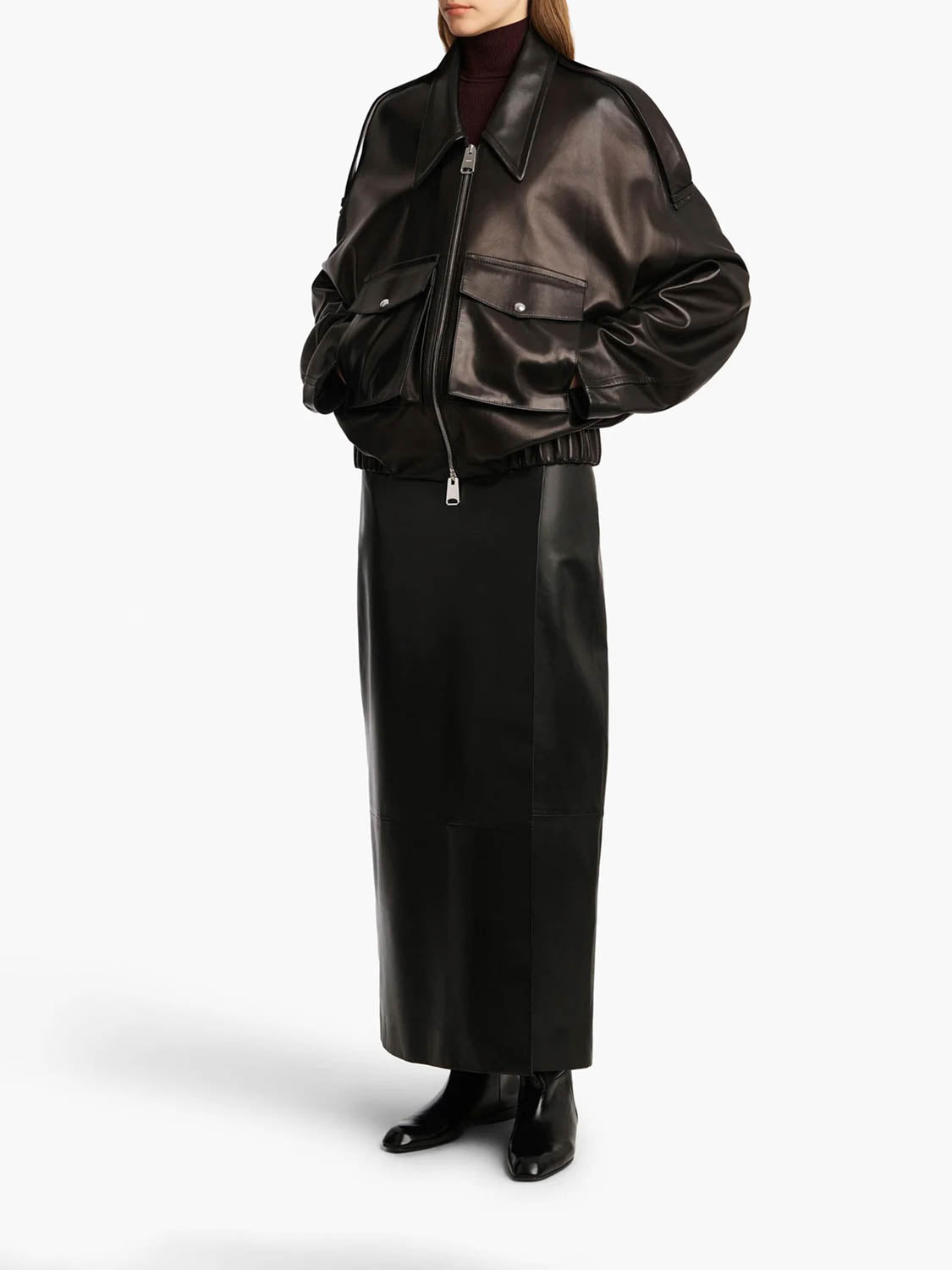 Khaite Mujer Barcelona Chaqueta Bomber Owey color Negro sku 772-001488 01 - Foto 2