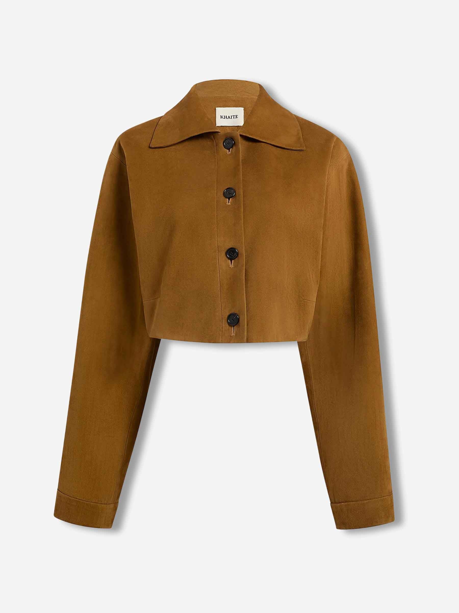 Khaite Mujer Barcelona Chaqueta Sue color Caramelo sku 772-001490 01 - Foto 1