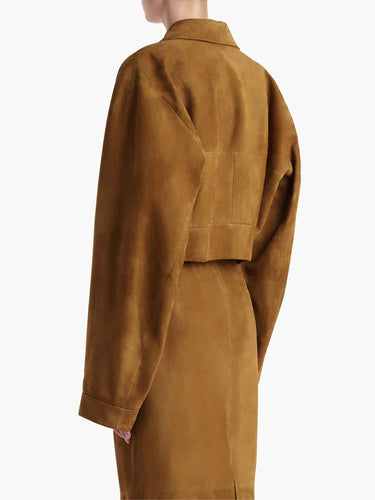 Khaite Mujer Barcelona Chaqueta Sue color Caramelo sku 772-001490 01 - Foto 3