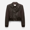 Dorothee Schumacher Mujer Barcelona Chaqueta Cropped Cuero color Marrón Oscuro sku 772-001494 01 - Foto 1