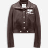 Courrèges Mujer Barcelona Chaqueta Biker Vinilo color Burdeos sku 772-001498 01 - Foto 1