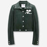 Courrèges Mujer Barcelona Chaqueta Biker Vinilo color Verde Jungla sku 772-001498 02 - Foto 1