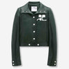 Courrèges Mujer Barcelona Chaqueta Biker Vinilo color Verde Jungla sku 772-001498 02 - Foto 1