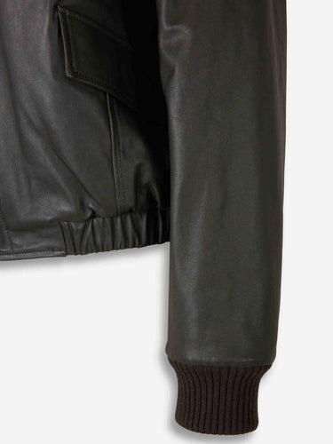 Lemaire Mujer Barcelona Chaqueta Piel Borrego color Marrón Oscuro sku 772-001512 01 - Foto 5