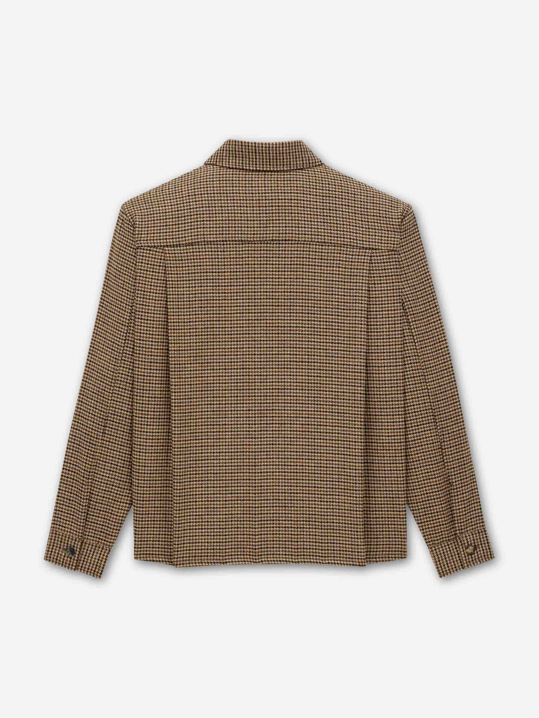 Saint Laurent Mujer Barcelona Sobrecamisa Pata de Gallo color Camel sku 772-001516 01 - Foto 2