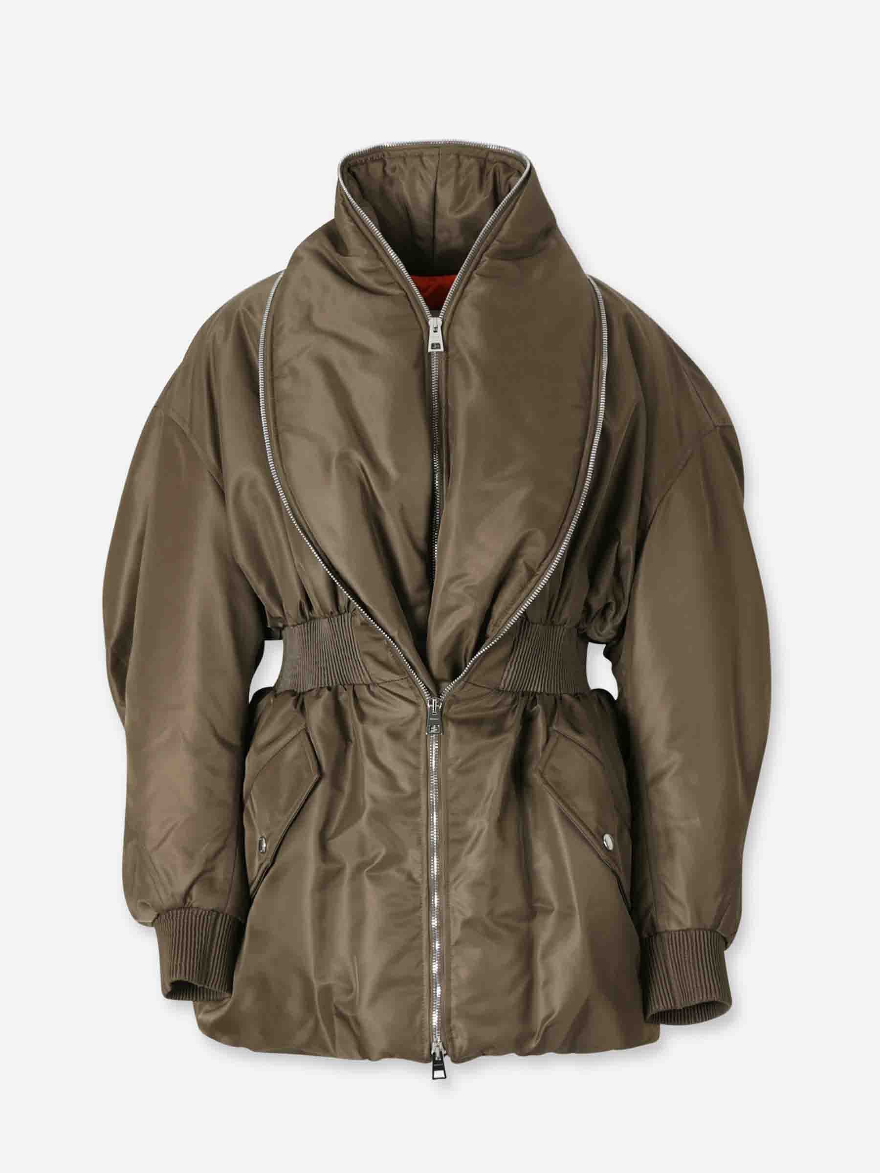 Givenchy Mujer Barcelona Chaqueta Bomber Hourglass color Verde Militar sku 772-001517 01 - Foto 1