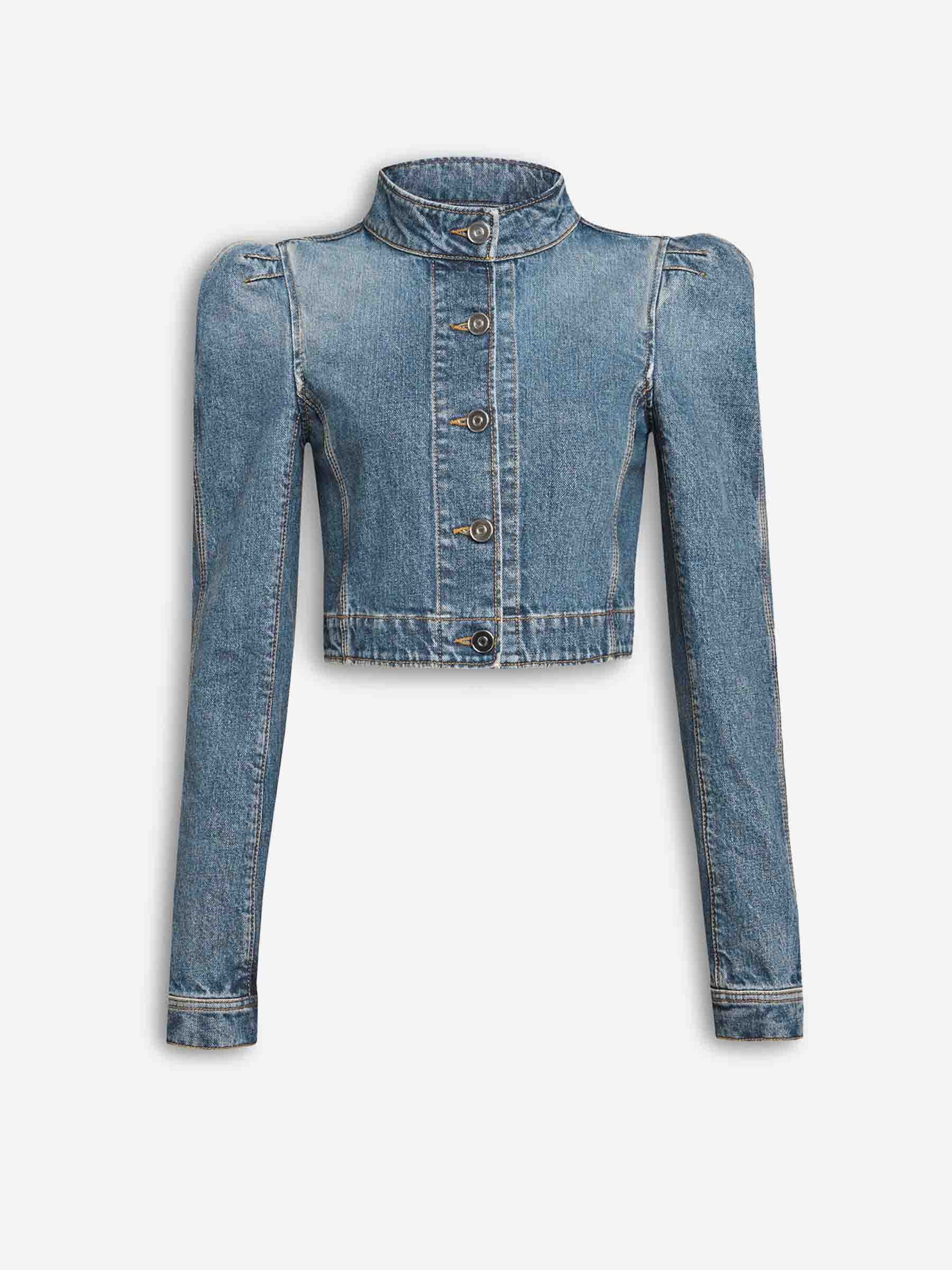 Alaïa Mujer Barcelona Chaqueta Denim Cropped color Azul Denim sku 772-001518 01 - Foto 1