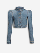 Alaïa Mujer Barcelona Chaqueta Denim Cropped color Azul Denim sku 772-001518 01 - Foto 1