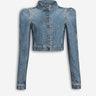 Alaïa Mujer Barcelona Chaqueta Denim Cropped color Azul Denim sku 772-001518 01 - Foto 1